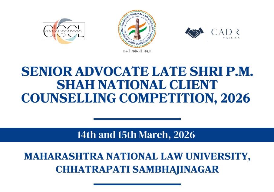 MNLU Chhatrapati Sambhajinagar to Host National Client Counselling Competition 2026