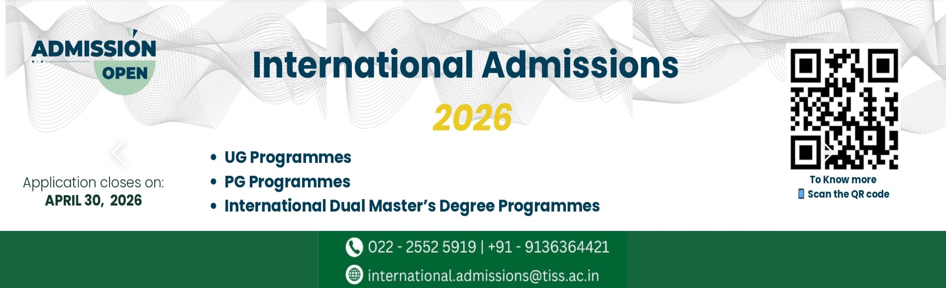 TISS Opens International Admissions for 2026 Academic Year