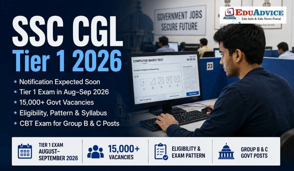 SSC CGL Tier 1 2026 Exam Date, Notification, Pattern, Eligibility