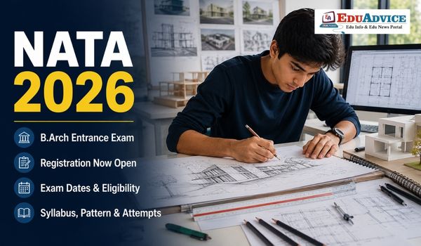 NATA 2026 Exam Dates, Registration, Eligibility and Syllabus for B.Arch Admission