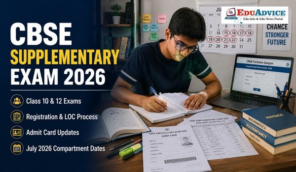 CBSE Supplementary Exam 2026 Date, Registration & Admit Card