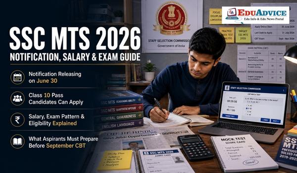 SSC MTS Exam 2026 Notification, Dates, Eligibility & Salary