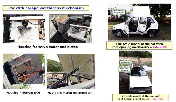 SSN College Students Patent Roof Exit Safety System for Drowning Vehicles 2026