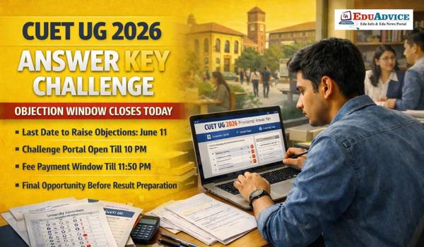 CUET UG 2026 Answer Key Challenge Window Closes Today Last Chance to Raise Objections