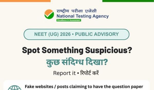 NTA Issues Advisory Against Fake NEET UG 2026 Paper Leak Claims and Scams