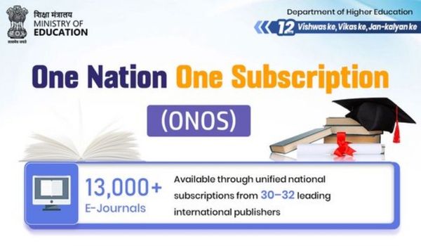 One Nation One Subscription Scheme 13,000 Plus E Journals Now Available for Students and Researchers