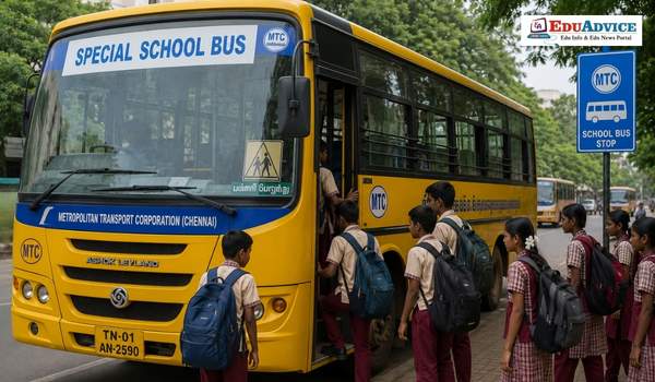 Tamil Nadu Rolls Out 41 Special School Buses in Chennai, Big Relief for Students