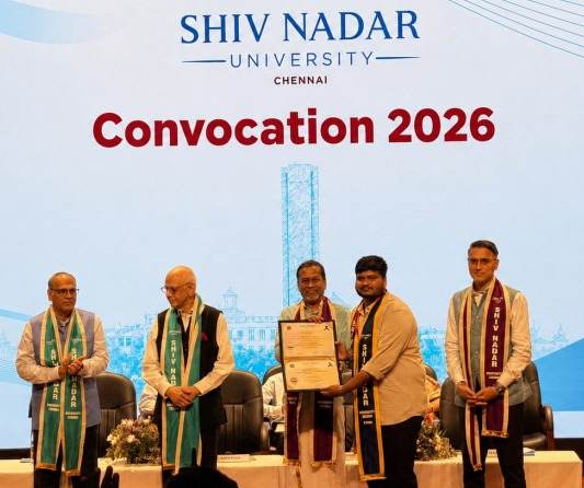 Shiv Nadar University Chennai confers degrees to 446 students at second Convocation