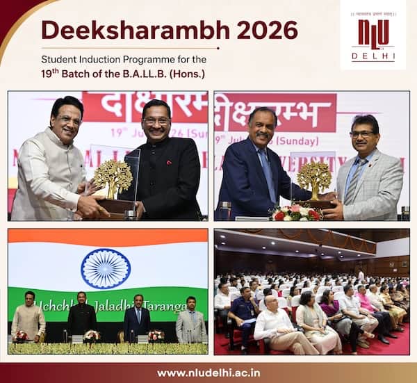 NLU Delhi Welcomes 19th Batch of B.A. LL.B. (Hons.) Students at Deeksharambh 2026