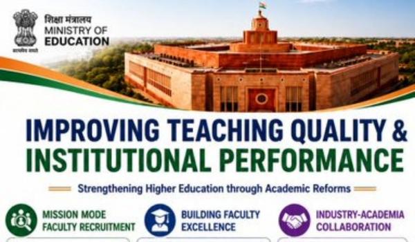 Improving Teaching Quality, Ministry Highlights Faculty Recruitment, MMTTP & NEP 2020 Reforms