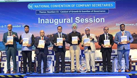 ICSI Inaugurates 54th National Convention of Company Secretaries in Bhubaneswar