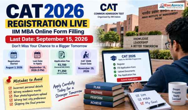 CAT 2026 Registration, IIM MBA Form Deadline September 15; Check Mistakes to Avoid