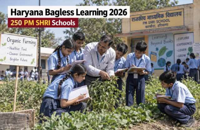 Haryana to Introduce 10 Day Bagless Learning Programme in 250 PM SHRI Schools