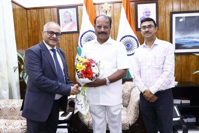 NCERT Director Dinesh Prasad Saklani Meets Tripura Governor on Education Initiatives