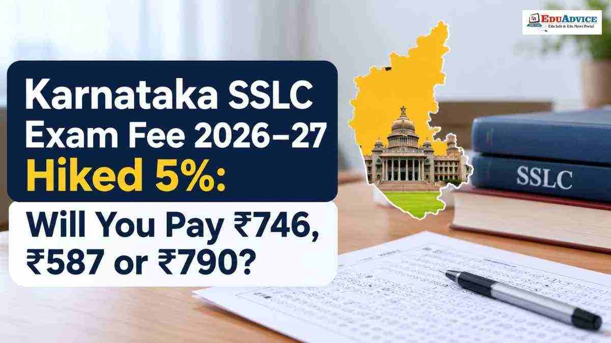 Karnataka SSLC Exam Fee 2026–27: 5% Hike Announced, But How Much Will You Actually Pay?