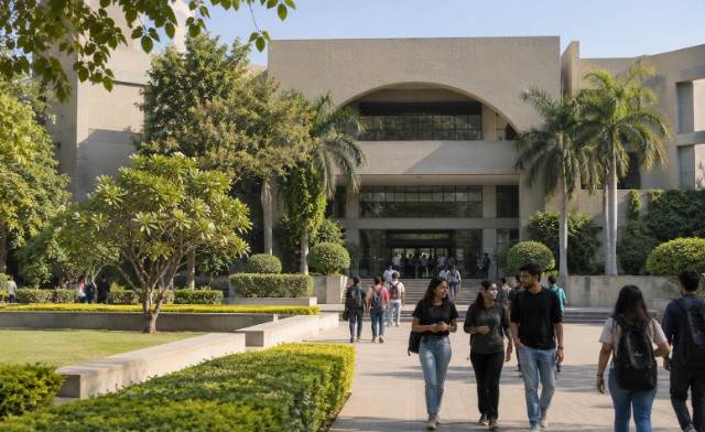 Nirma University Students Hold Black Day Protest Over Girls' Hostel Security Concerns