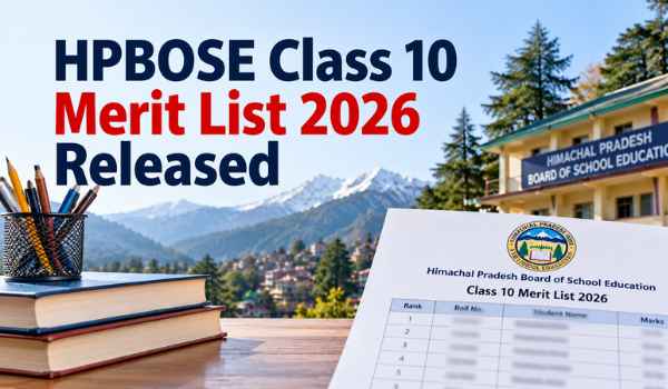 HPBOSE Class 10 Merit List 2026 Released: What Changed After Re evaluation?