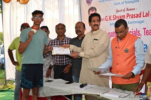 Ashirwad Saxena Clinches 2 Gold Medals in 7th Inter District Road Cycling Championship 2022