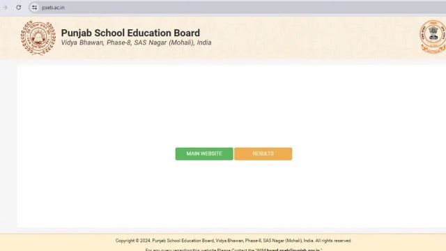 PSEB 10th Result 2024 Link (OUT) Released: Websites to check matric marksheet