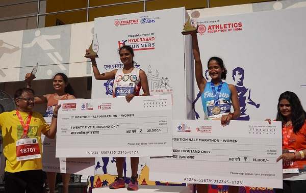The 12th Edition of  NMDC Hyderabad Marathon Powered by IDFC First Bank held