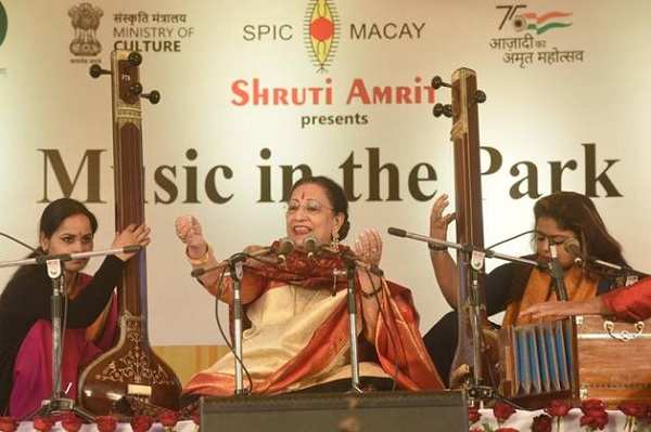 SPIC MACAY and Ministry of Culture collaborates for 'Music in the Park' series under “Shruti Amrut”.