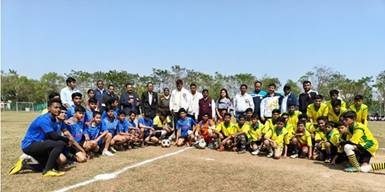 6848 footballs distributed to 1260 Schools in 17 districts of Odisha under F4S programme