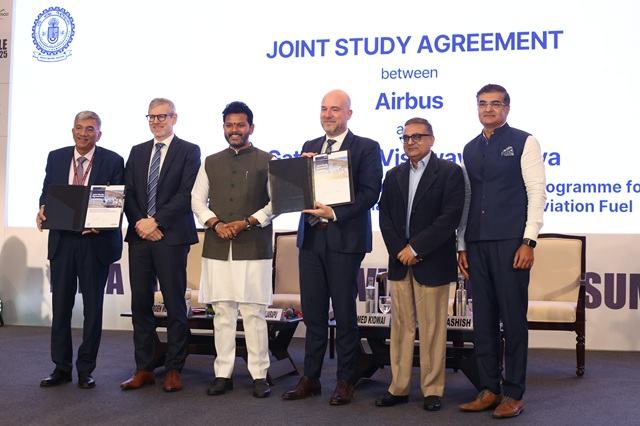 Airbus, Gati Shakti Vishwavidyalaya forge agreement to pioneer waste to sustainable aviation fuel R&D in India