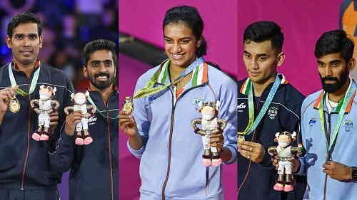 India’s total medal tally reaches 61 with 22 gold medals in Commonwealth Games