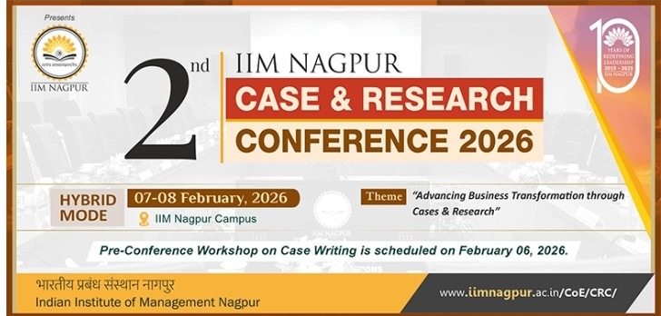 IIM Nagpur to Host 2nd Case and Research Conference 2026