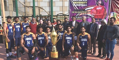 JMI wins North Zone Inter University Basketball (Men) Championship 2021 22