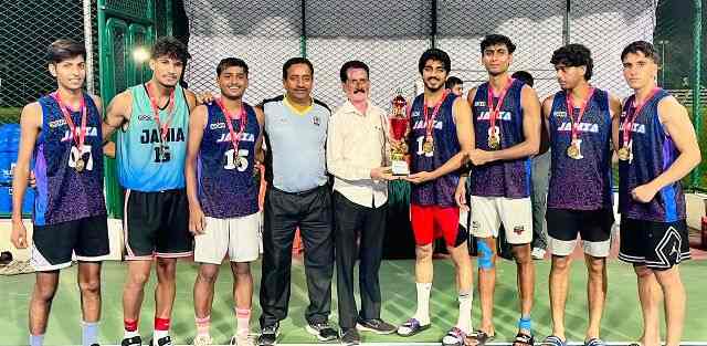 Jamia Millia Islamia Men’s Basketball Team wins Championship Title at UDGHOSH 2025 