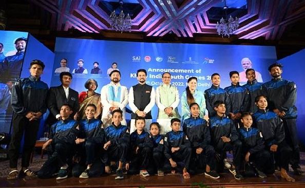 Anurag Singh Thakur in the presence of Shri Shivraj Singh Chouhan announces Madhya Pradesh as venue of 5th Khelo India Youth Games