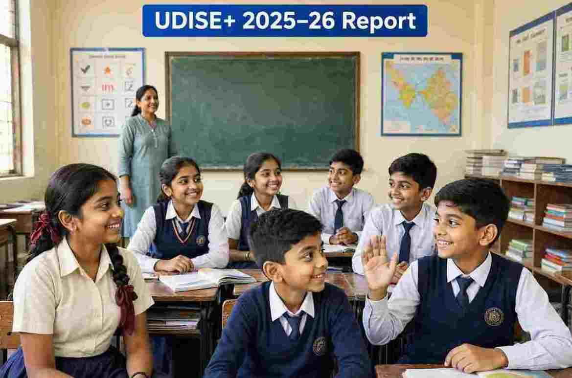  UDISE+ 2025–26 Report: Dropouts, Single Teacher Schools and Digital Gaps Remain Education Challenges
