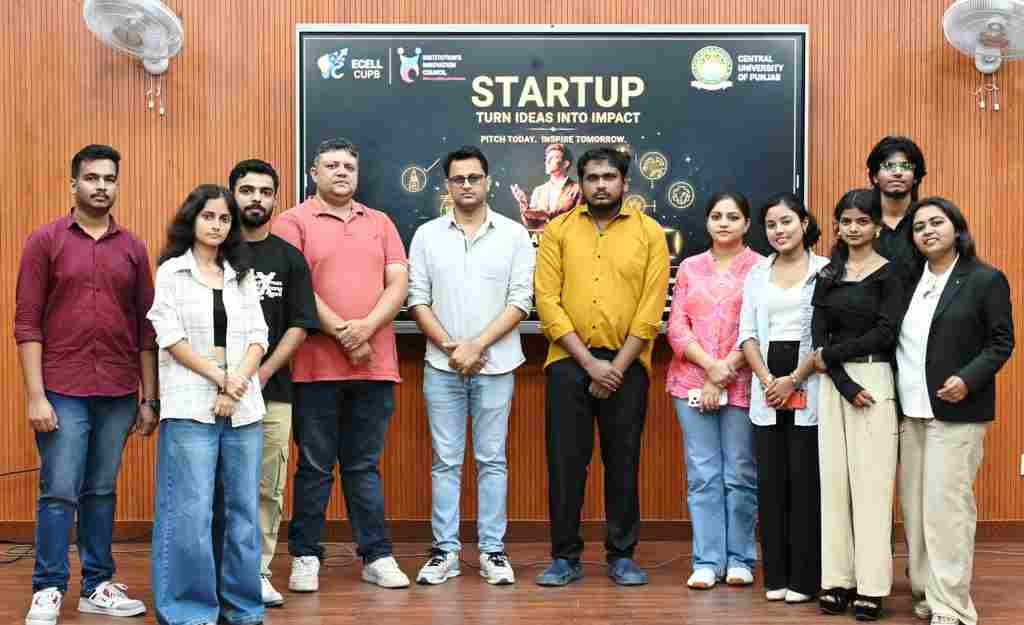 Students showcased their creativity and innovation at CU Punjab’s Startup Pitching Event