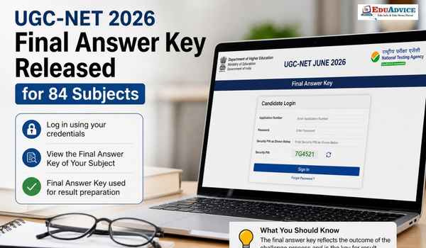 UGC NET 2026 Final Answer Key Released for 84 Subjects: Check Link