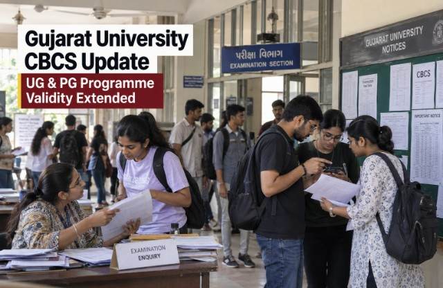 Gujarat University Extends Validity of UG and PG CBCS Programmes