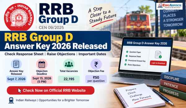RRB Group D Answer Key 2026 Released; Check Response Sheet, Objection Date