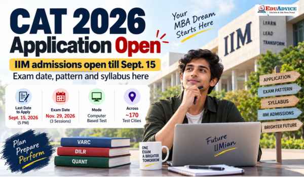 CAT 2026 Registration Open: IIM MBA Form Deadline September 15; Check Exam Date, Syllabus