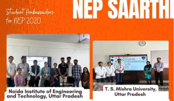 UGC NEP SAARTHI Corner: Student Ambassadors Promote NEP 2020 Across 12 Universities