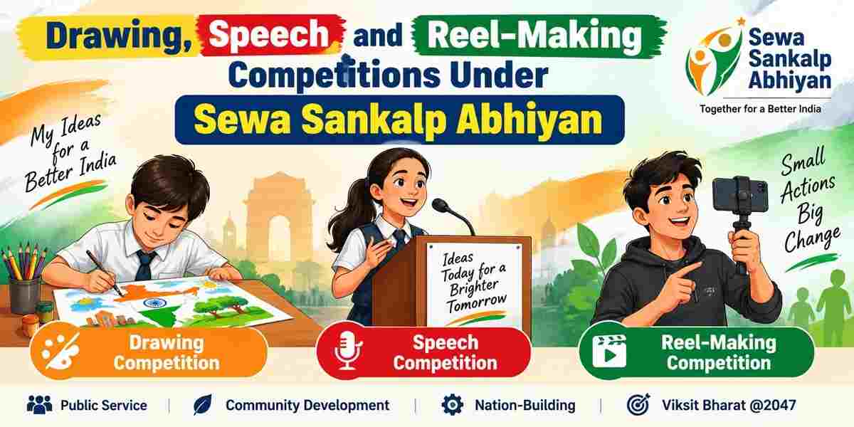 Delhi Schools to Organise Drawing, Speech and Reel Making Competitions Under Sewa Sankalp Abhiyan