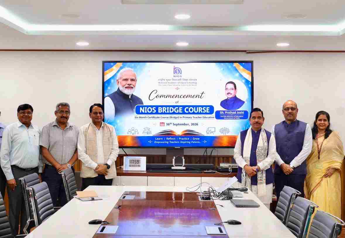 NIOS Bridge Course 2026 Launched for B.Ed Primary Teachers