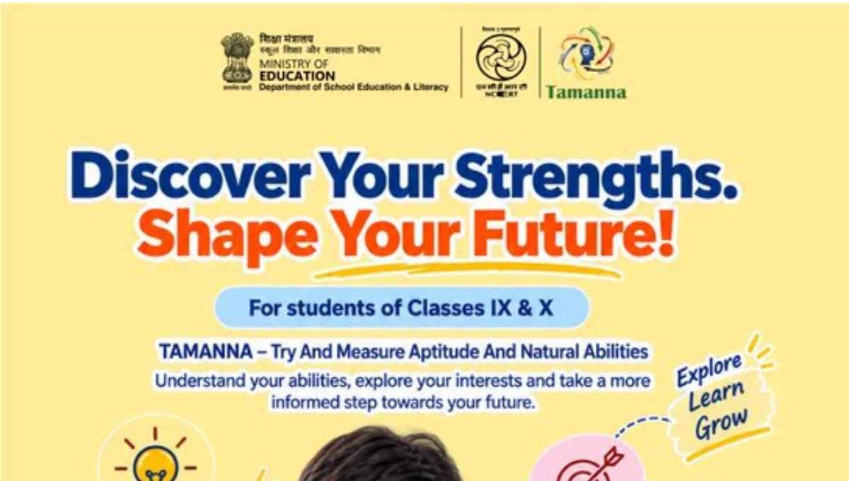 NCERT TAMANNA Aptitude Test for Classes 9 and 10: Details