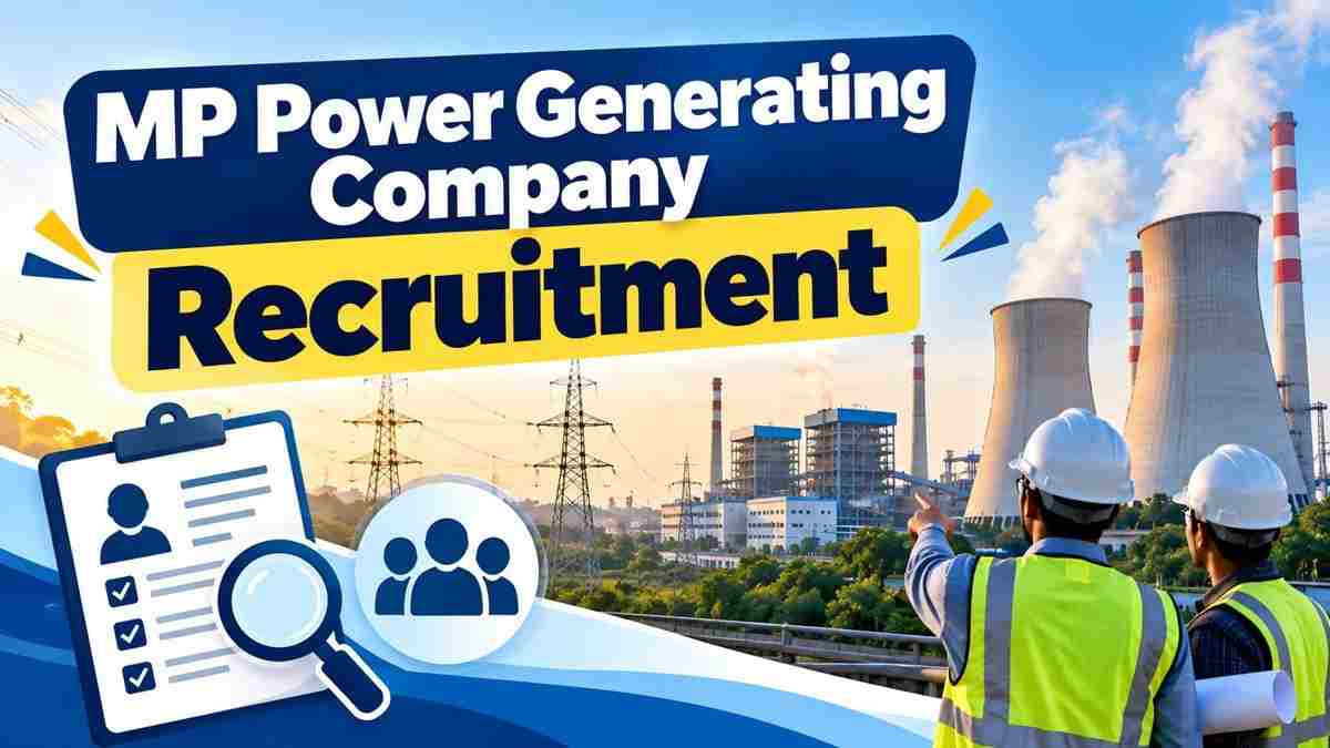 MP Power Generating Company Recruitment 2026: 559 On the Job Training Positions, Apply by October 15