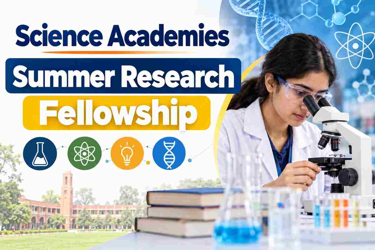 Science Academies Summer Research Fellowship 2027: Applications Open