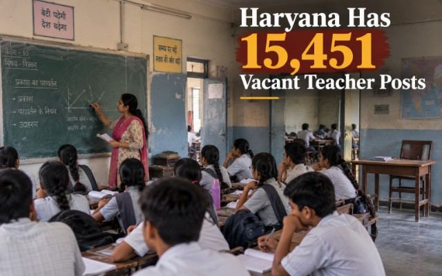 Haryana Government Schools Have Over 15,000 Vacant Teacher Posts, Assembly Data Shows