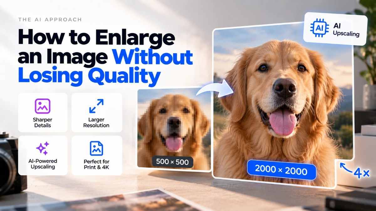 How to Enlarge an Image Without Losing Quality: The AI Approach