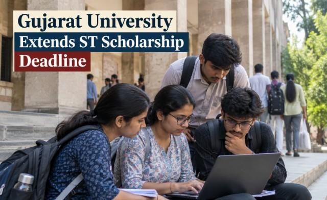 Gujarat University Extends Post Matric Scholarship Application Deadline for ST Students