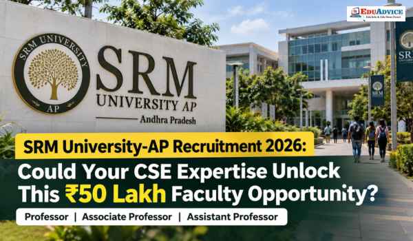 SRM University AP Recruitment 2026: Could Your CSE Expertise Unlock a Rs. 50 Lakh Faculty Opportunity?