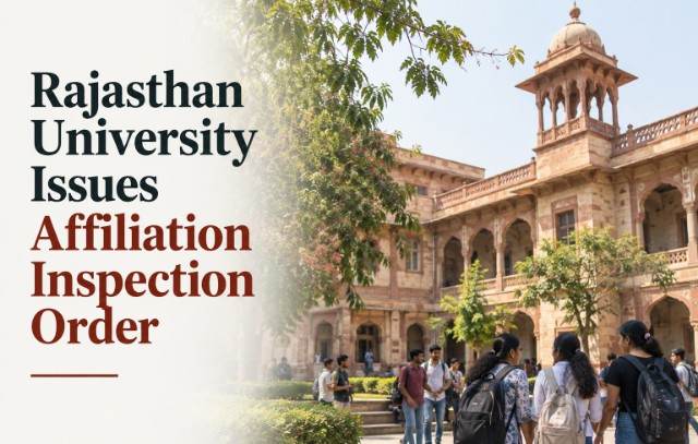 Rajasthan University Appoints Inspectors for New Courses at Three Jaipur Colleges