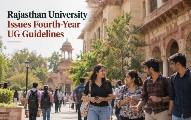 Rajasthan University Issues Guidelines for Fourth Year Undergraduate Courses at Colleges